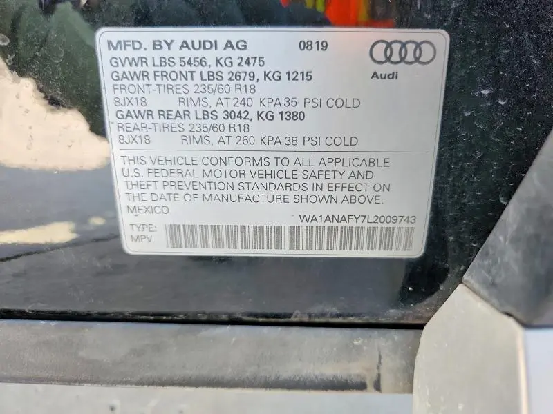 2020 AUDI Q5 PREMIUM/TITANIUM PREMIUM  