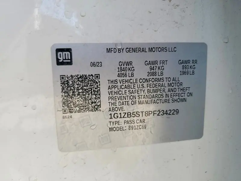 2023 CHEVROLET MALIBU LS  