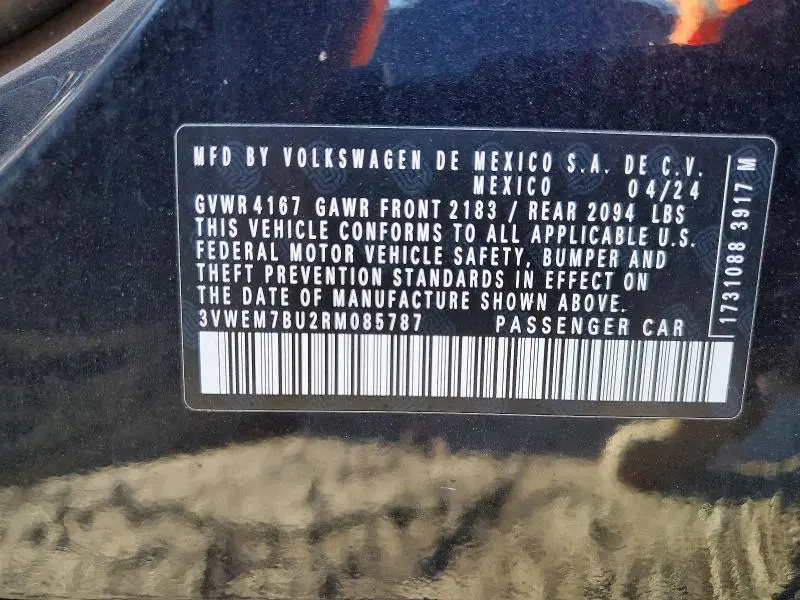 2024 VOLKSWAGEN JETTA SE  