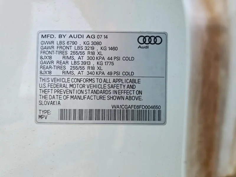 2015 AUDI Q7 PREMIUM  