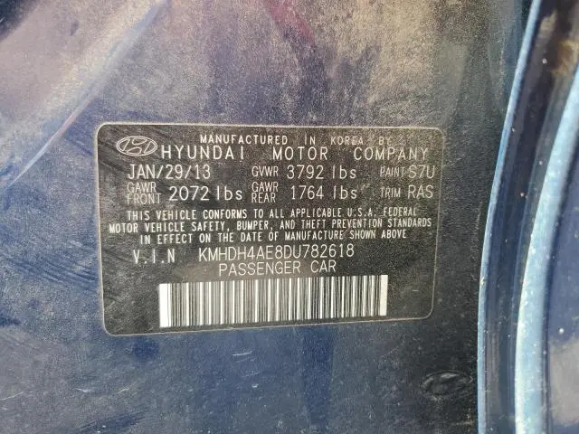 2013 HYUNDAI ELANTRA GLS  