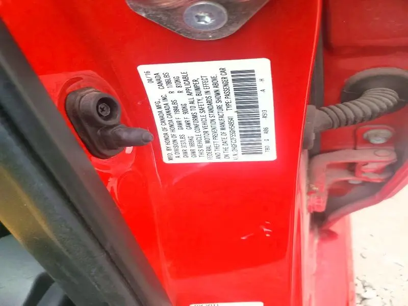 2016 HONDA CIVIC LX  