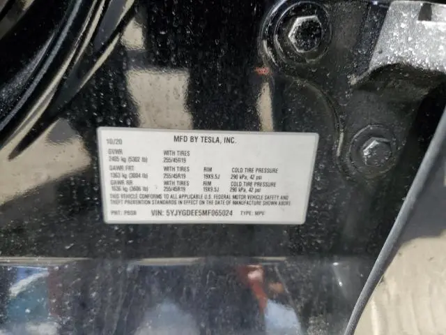 2021 TESLA MODEL Y 