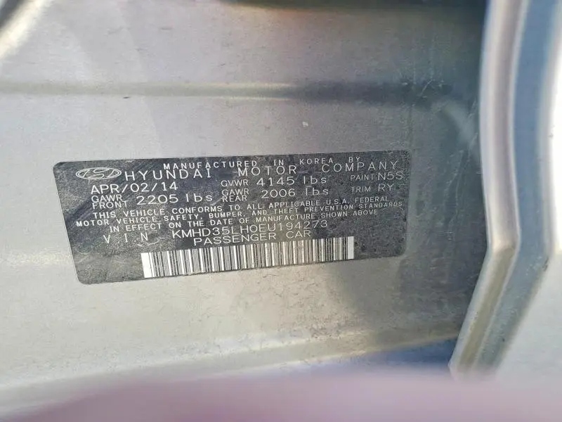 2014 HYUNDAI ELANTRA GT BASE  