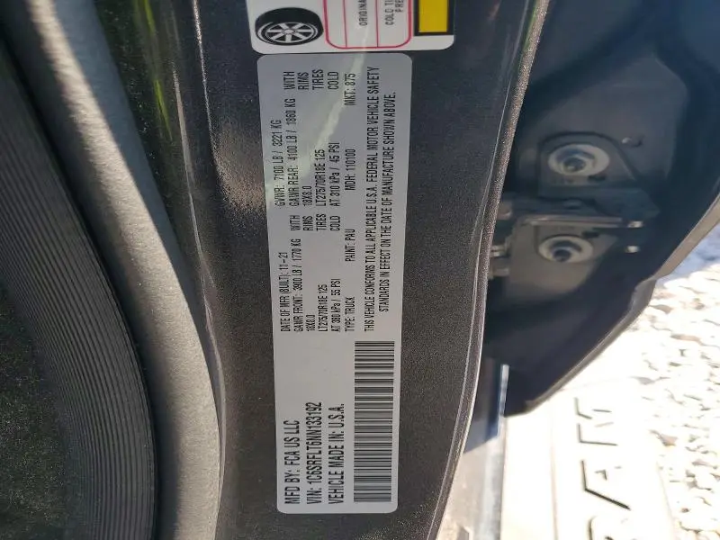 2022 RAM 1500 REBEL  