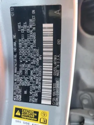 2014 TOYOTA HIGHLANDER LE  