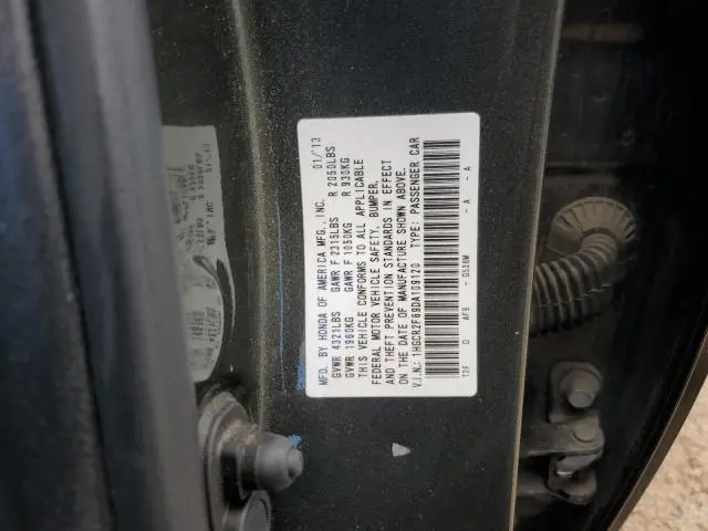 2013 HONDA ACCORD EXL  