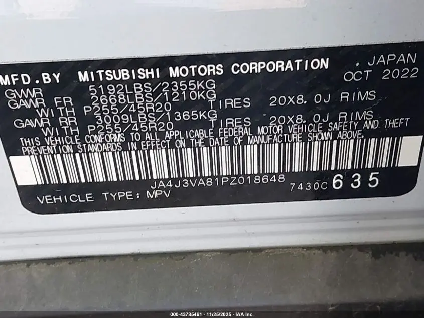 2023 MITSUBISHI OUTLANDER SEL 2.5 2WD/SEL BLACK EDITION 2WD