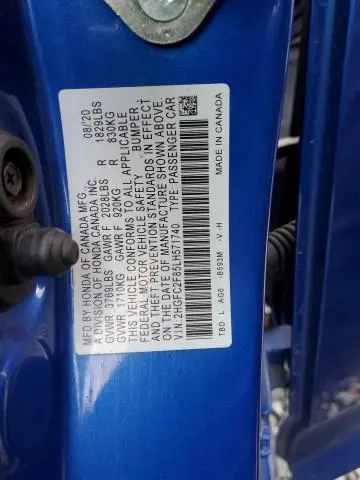 2020 HONDA CIVIC SPORT  