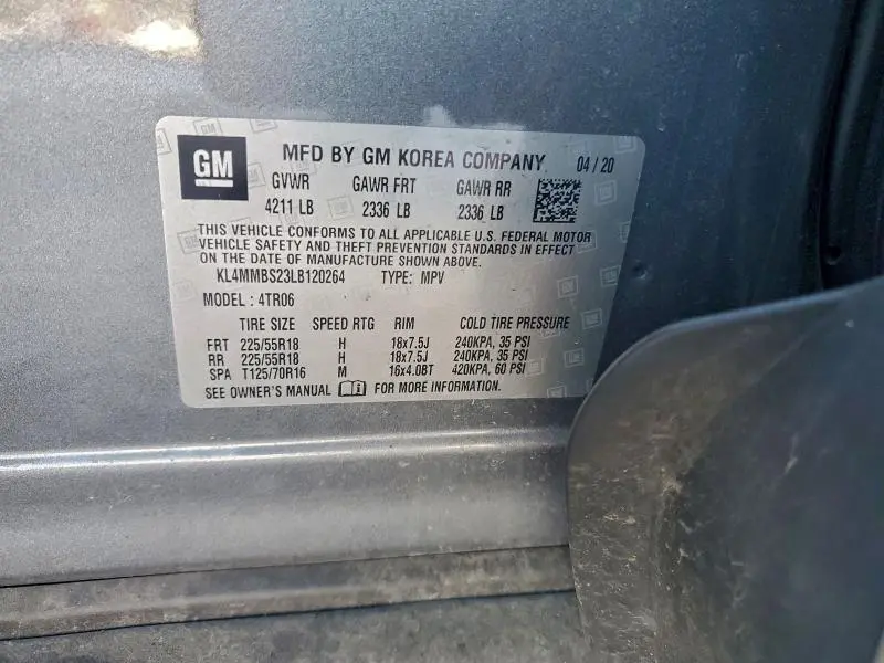 2020 BUICK ENCORE GX PREFERRED  