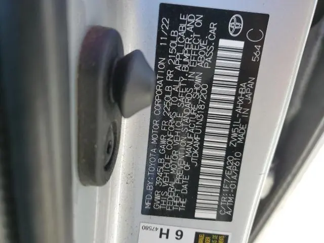 2022 TOYOTA PRIUS NIGHT SHADE  