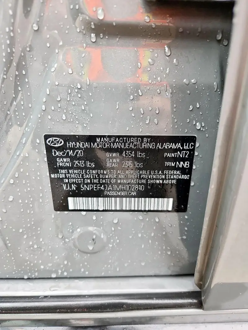 2021 HYUNDAI SONATA SEL  