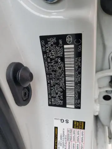 2021 TOYOTA COROLLA LE  