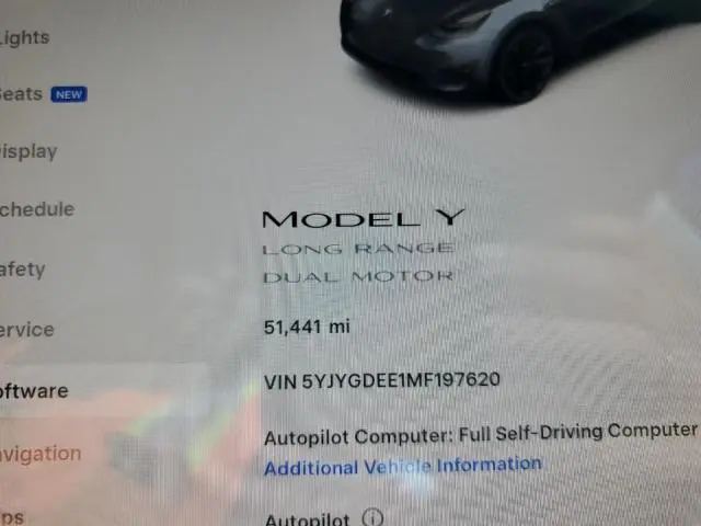 2021 TESLA MODEL Y   