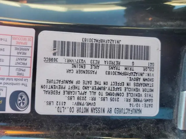 2015 NISSAN 370Z BASE  