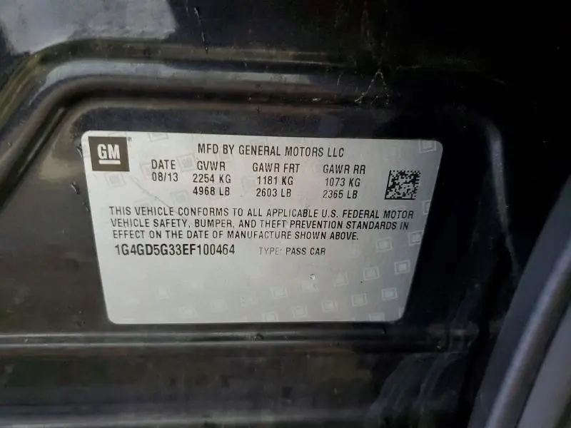 2014 BUICK LACROSSE PREMIUM  