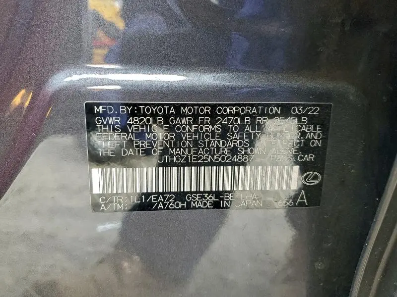 2022 LEXUS IS 350 F SPORT  