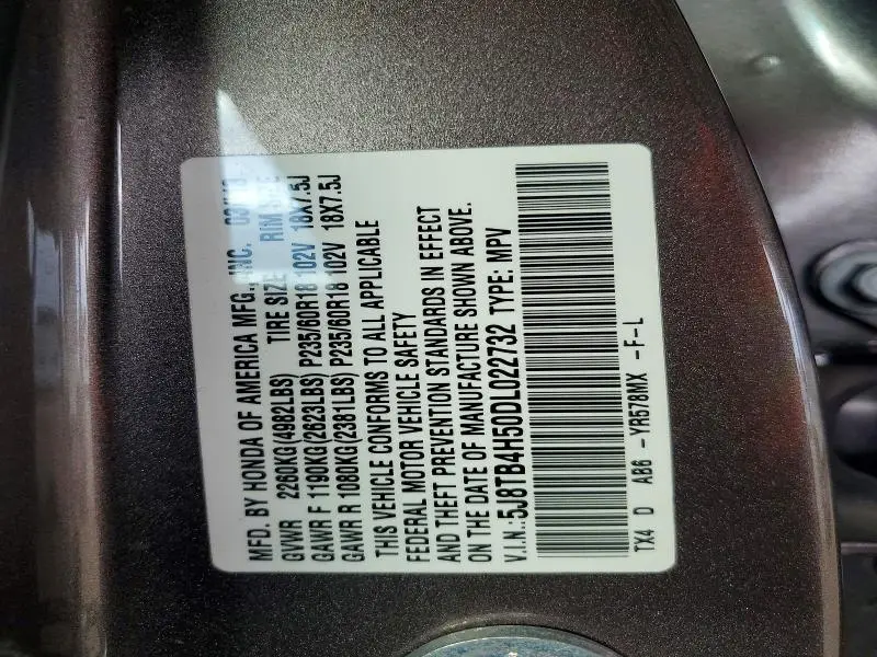 2013 ACURA RDX TECHNOLOGY  