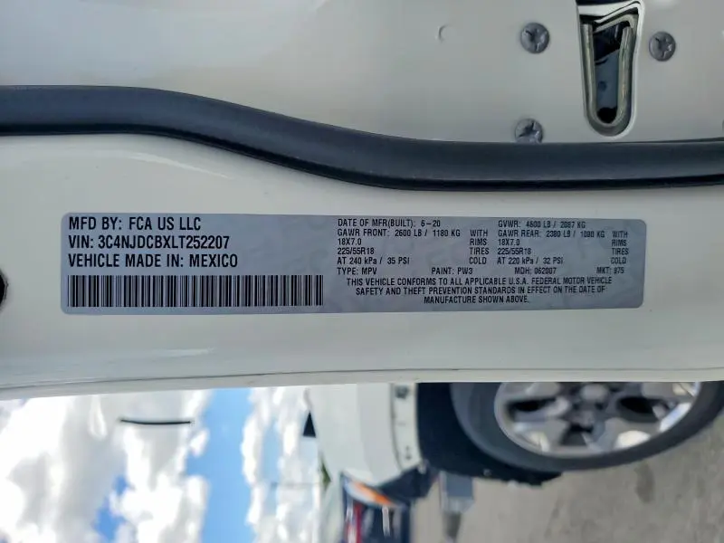 2020 JEEP COMPASS LIMITED  
