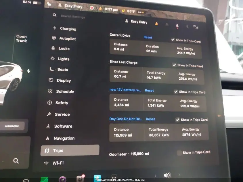 2020 TESLA MODEL 3 PERFORMANCE DUAL MOTOR ALL-WHEEL DRIVE