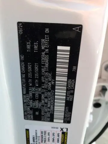 2024 LEXUS RX 350H BASE  