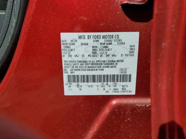 2010 FORD EDGE SE  