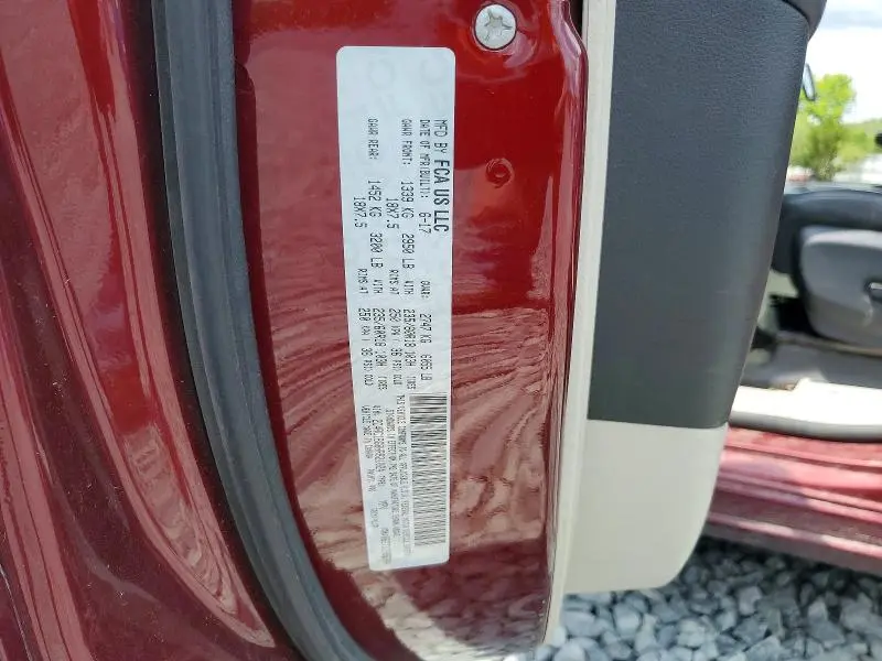 2017 CHRYSLER PACIFICA TOURING L  