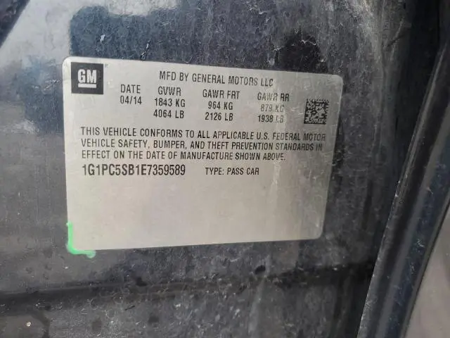 2014 CHEVROLET CRUZE LT  