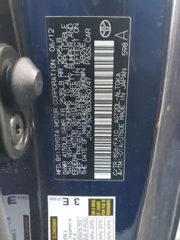 2013 TOYOTA SCION TC 