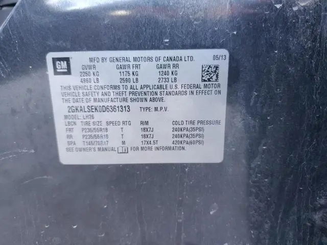 2013 GMC TERRAIN SLE  