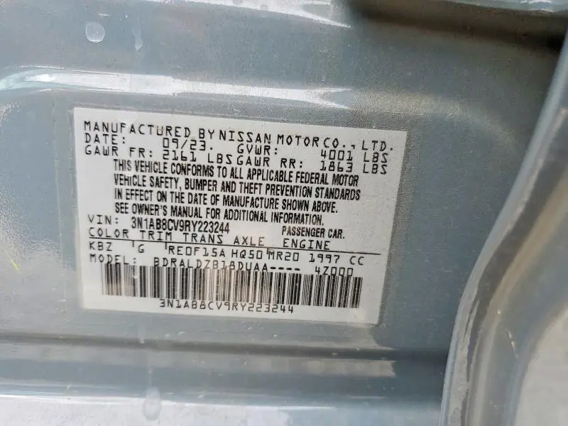 2024 NISSAN SENTRA SV  