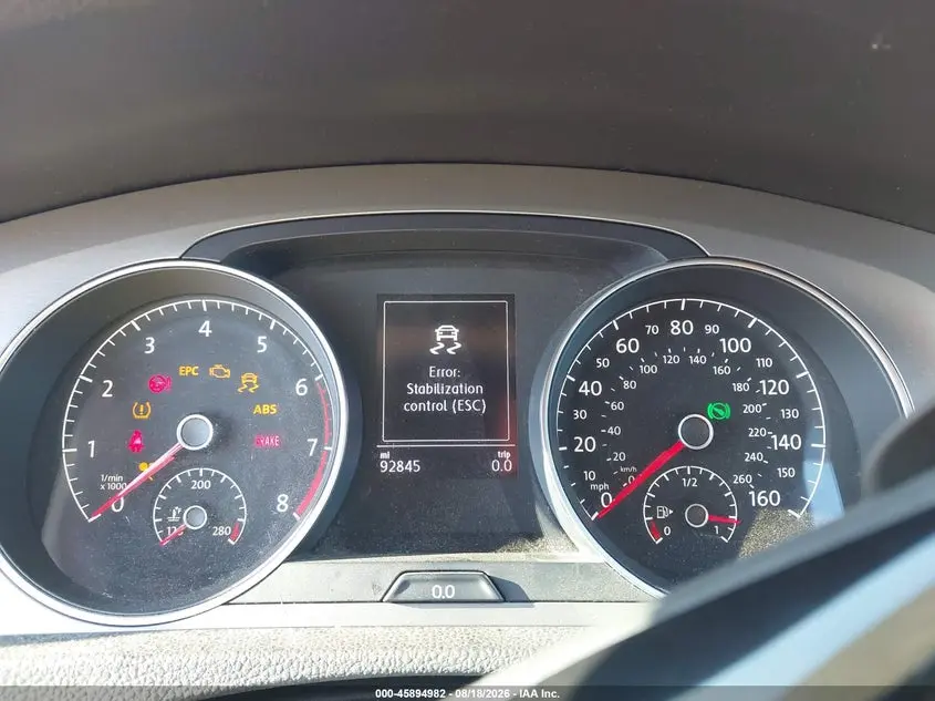 2016 VOLKSWAGEN GOLF TSI S 4-DOOR