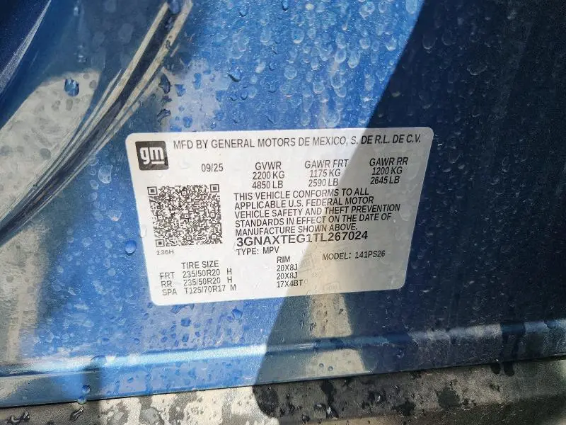 2026 CHEVROLET EQUINOX RS  