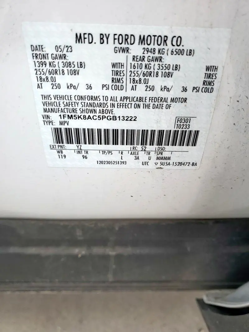 2023 FORD EXPLORER POLICE INTERCEPTOR  