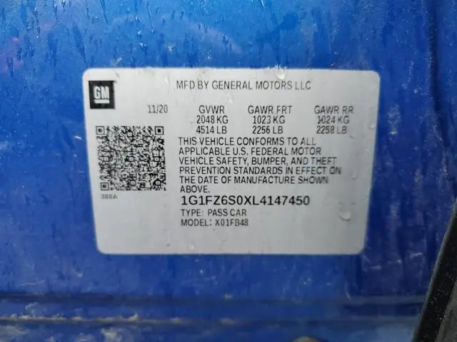 2020 CHEVROLET BOLT EV PREMIER