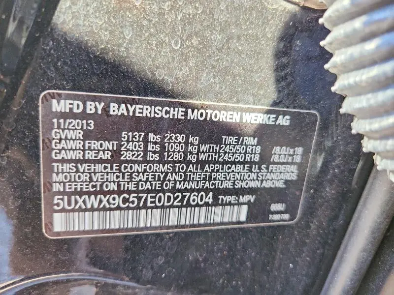 2014 BMW X3 XDRIVE28I  