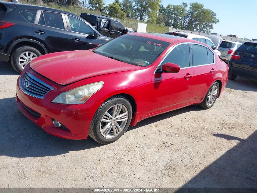 2010 INFINITI G37 JOURNEY