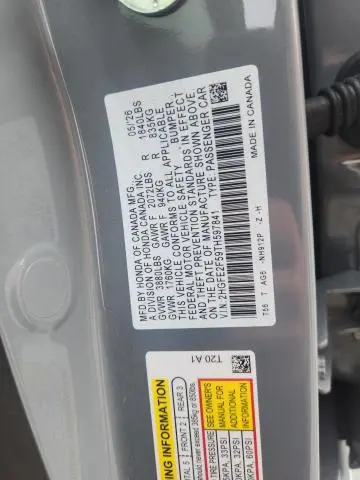 2026 HONDA CIVIC SPORT  