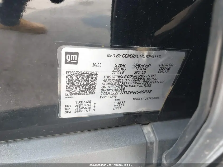2023 GMC YUKON XL 4WD SLE