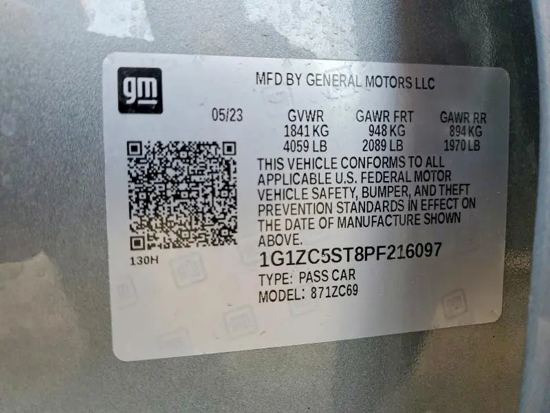 2023 CHEVROLET MALIBU LS  