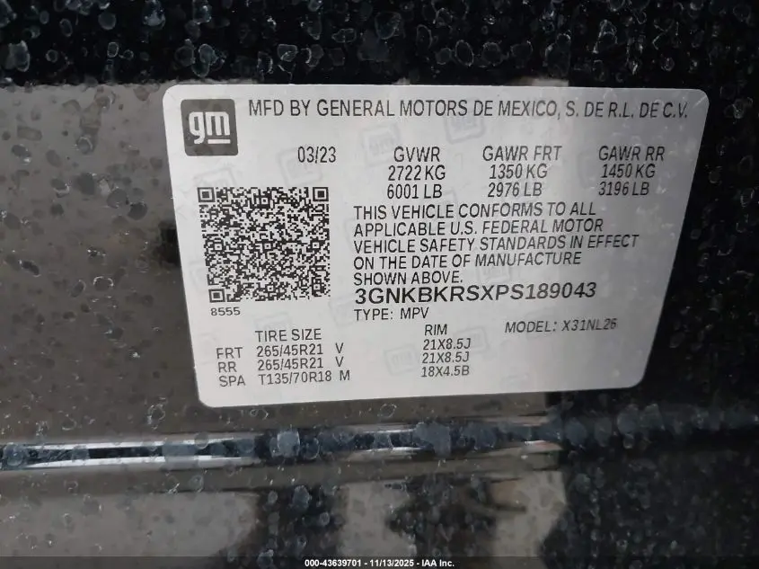 2023 CHEVROLET BLAZER AWD RS