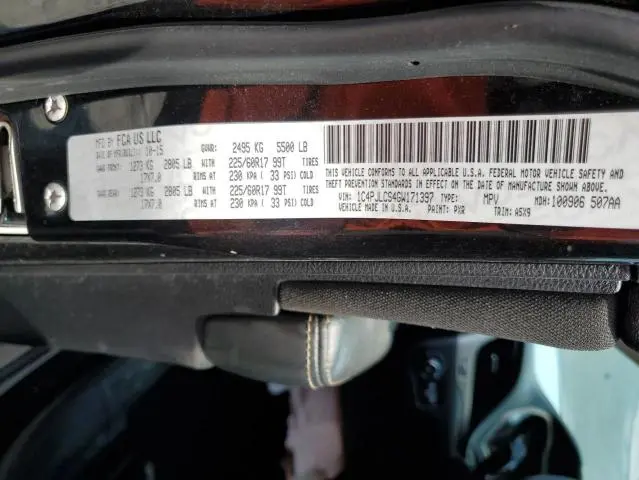 2016 JEEP CHEROKEE LATITUDE  