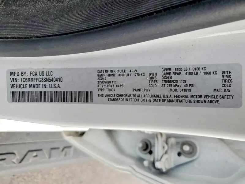 2025 RAM 1500 BIG HORN  