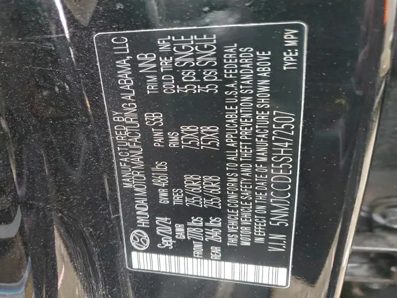 2025 HYUNDAI TUCSON SEL  