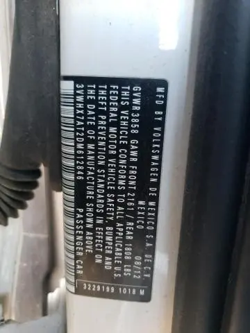 2013 VOLKSWAGEN BEETLE   