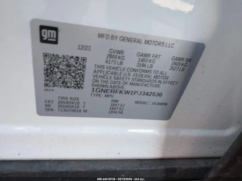 2023 CHEVROLET TRAVERSE FWD LS