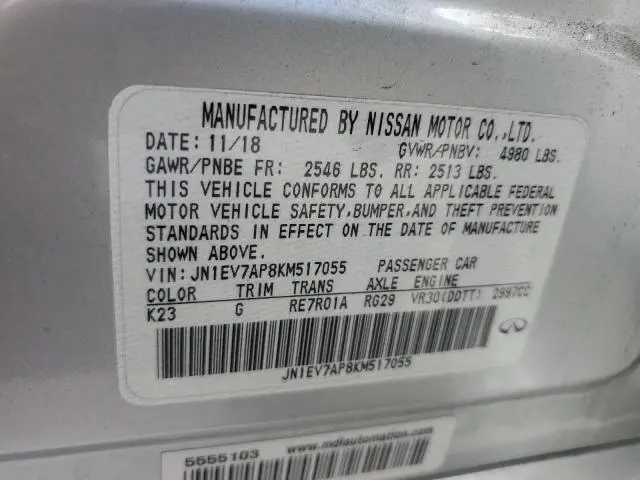 2019 INFINITI Q50 LUXE  