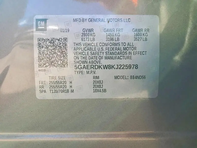 2019 BUICK ENCLAVE AVENIR  
