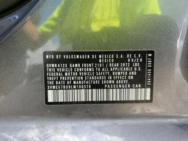 2020 VOLKSWAGEN JETTA SEL