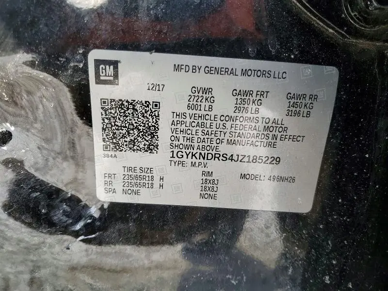 2018 CADILLAC XT5 LUXURY  